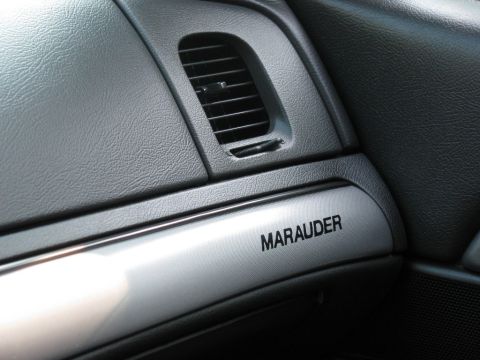 2003 Mercury Marauder - Interior dash trim with 'Marauder' text is visible.