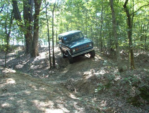 1975 Ford Bronco - This is descending the SE ridge.