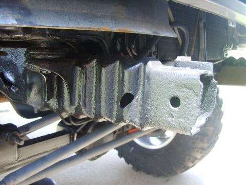 1995 Ford Bronco - crumple zone