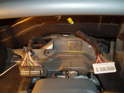 2003 Ford Crown Victoria - ** gray wire is coming though the firewall from the tach adaptor installed in the engine bay (see tach install before proceeding) wires bef…