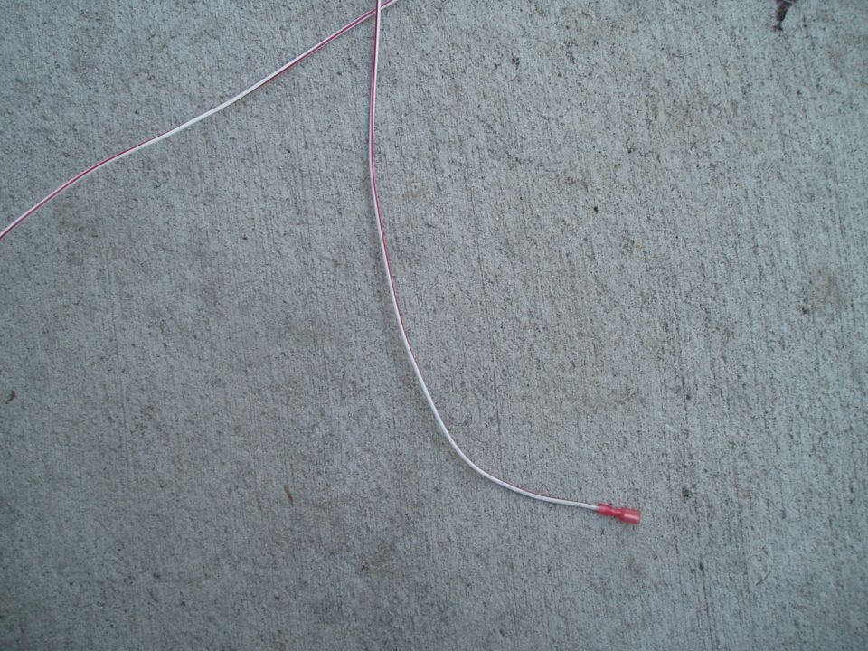white/red wire for marauder gauge pod