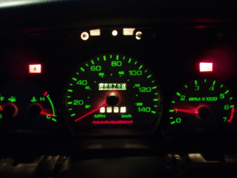2003 Ford Crown Victoria - night shot - everything working correctly