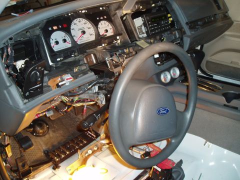 2003 Ford Crown Victoria - column dropped (taken after i removed the shifter)