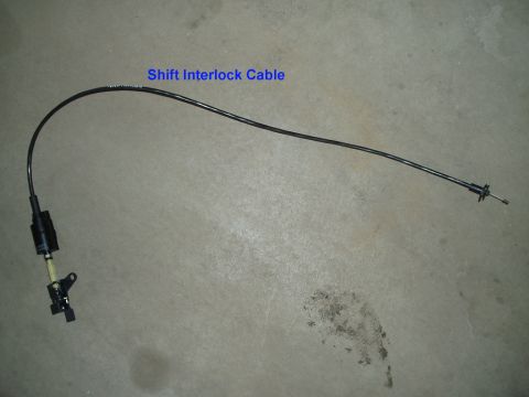 2003 Ford Crown Victoria - floor shift interlock 02-04 (1W3Z-3F719-AA) i removed from a Lincoln Continental with floor shifter, i saved all the screws and ended up us…