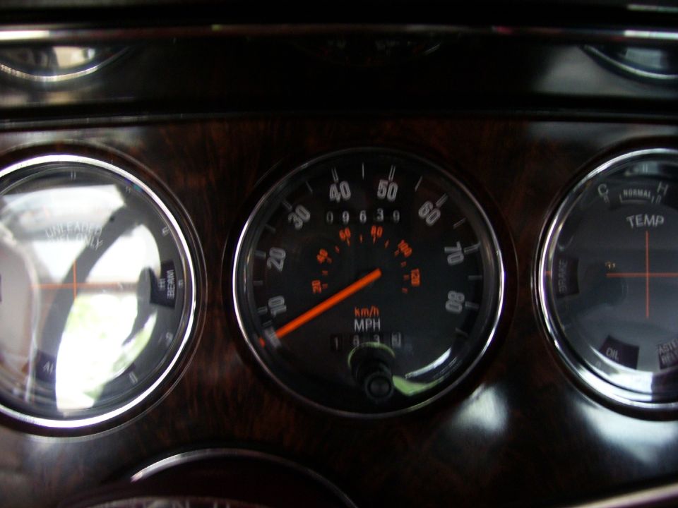 1979 Ford Thunderbird interior dashboard with speedometer and gauges