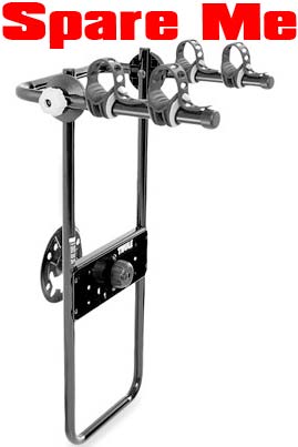 1991 Ford Bronco - This Thule bike rack is designed to carry multiple bicycles.