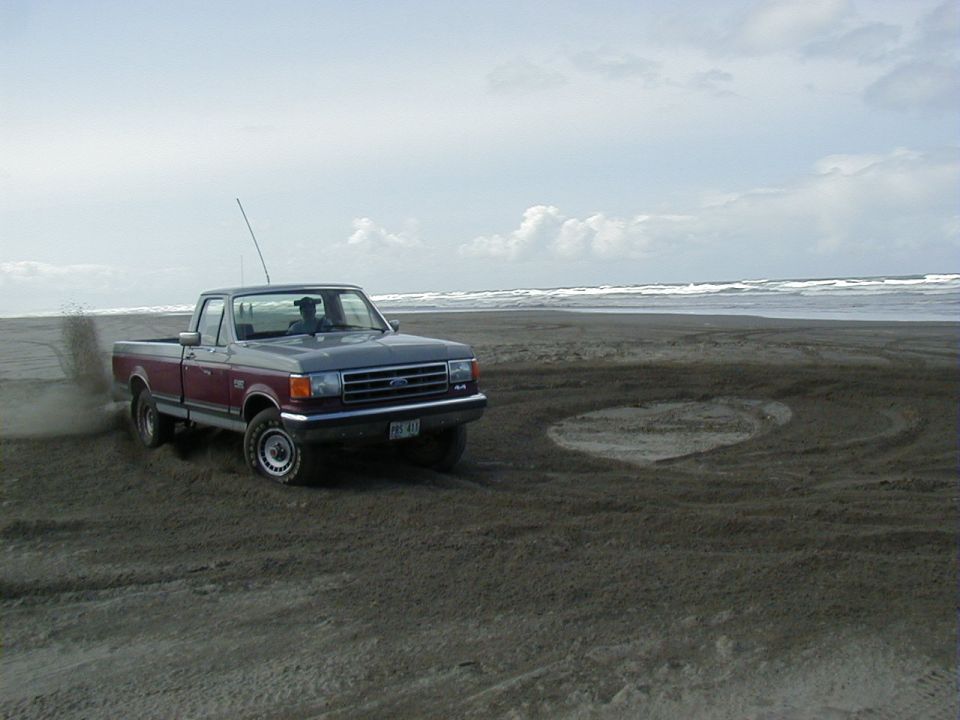 Having some fun in a great looking truck