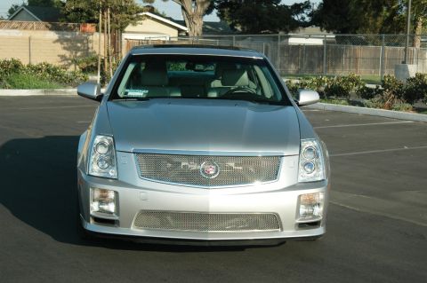 2006 Cadillac STS - Silver 2006 Cadillac STS sedan shown from the front in a parking lot.