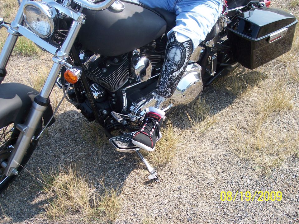 Left Trans-Tibial Prosthesis Close-Up