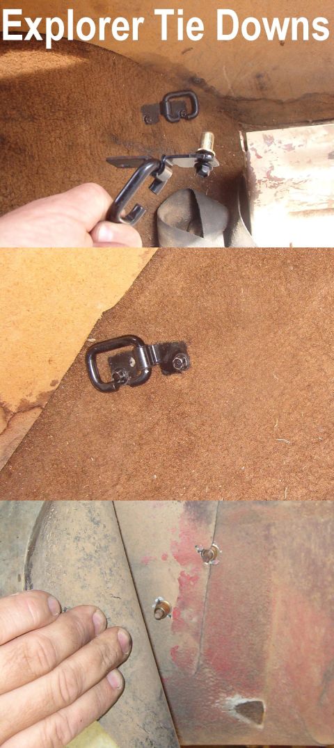 1983 Ford Bronco - After RITS, I realized I needed some inside tie downs, so I snagged these & put them on the wheelwells. Only the rearmost rivnut is really…