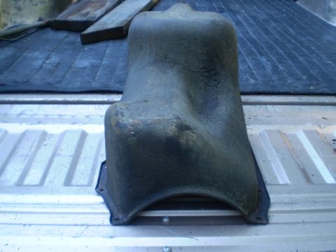 1979 Ford Bronco - Cast iron oil pan with mounting flange, likely for an older vehicle.