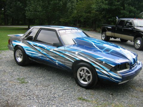 1992 Ford Mustang - my new body wrap !! 8/20/09
