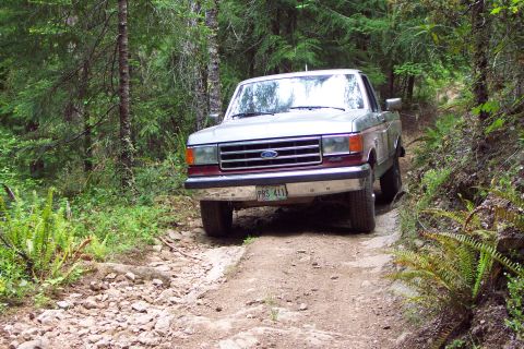 1989 Ford F-150 - Me Climbing Noonday Trail.