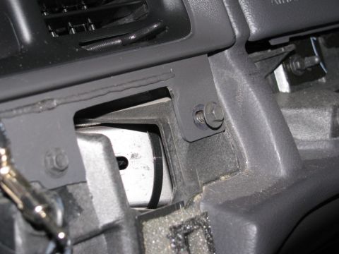 2003 Mercury Marauder - More 7mm screws that must be removed to pull the gauge cluster/AC vent panel.