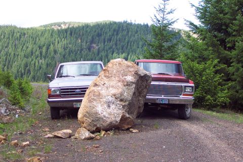 1989 Ford F-150 - Did I hear someone say they want to park on a rock?When you can park on this rock you'll know you have a BIG truck.