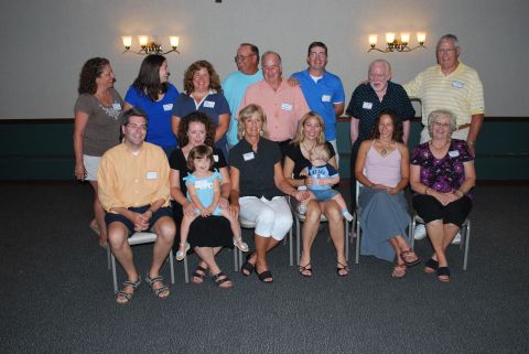 1996 Ford Bronco - A family gathers for a group portrait, with several generations represented.