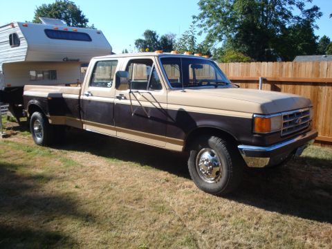 1988 Ford F-350 - Picking up the camper
