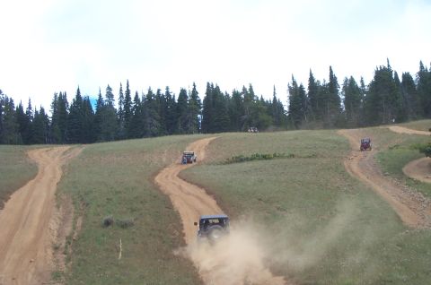 1989 Ford F-150 - How about the second one from the left, where the Jeep is stuck.