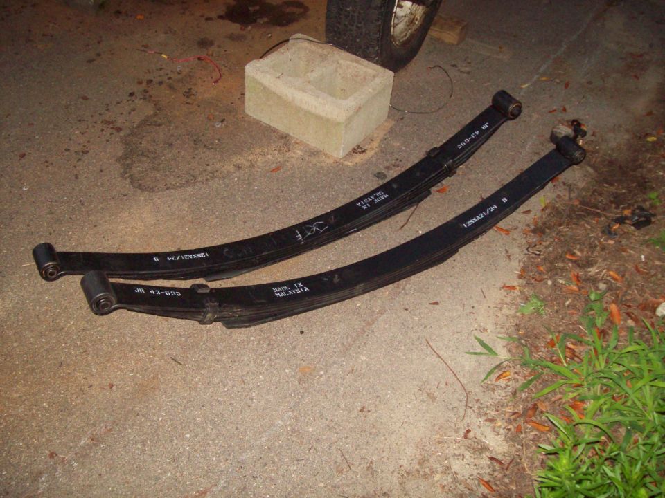 new springs for an f250, my old ones were soft as shit