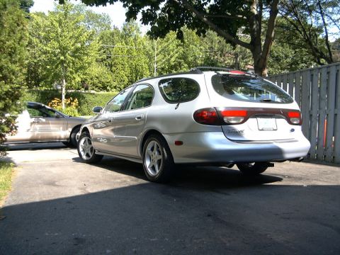 1998 Ford Taurus - Two bulls from behind...