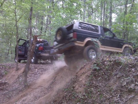 1983 Ford Bronco - I went up it forward this time.
