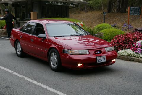 1990 Ford Taurus - 1990 Ford Taurus sedan seen near the Pacific Grove Gate.