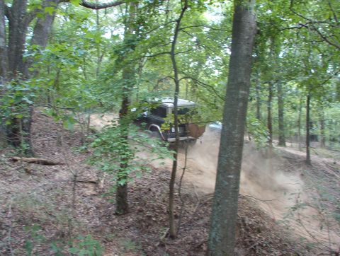 1975 Ford Bronco - After a short discussion, he zipped up the hill that stopped him last time.