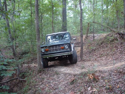 1975 Ford Bronco - A few more points to line up thru the gate.