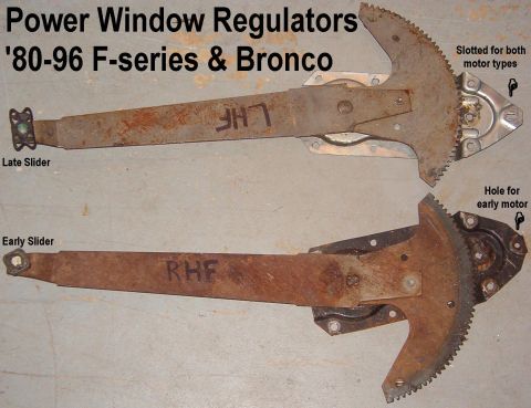 1983 Ford Bronco - Power Window Regulators