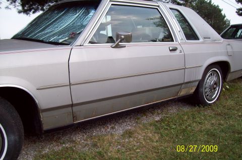 1900 Ford Wagon - '85 Grand Marquis left side partly stripped