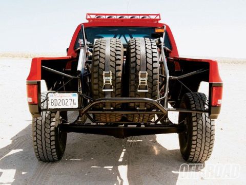 1986 Ford Bronco - This off-road truck has a custom rear bumper and spare tire carrier.