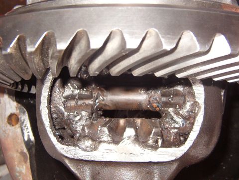 1983 Ford Bronco - A welded differential, commonly called a "Lincoln-locker" in reference to the popular brand of welding machine. This one has a lot of unece…