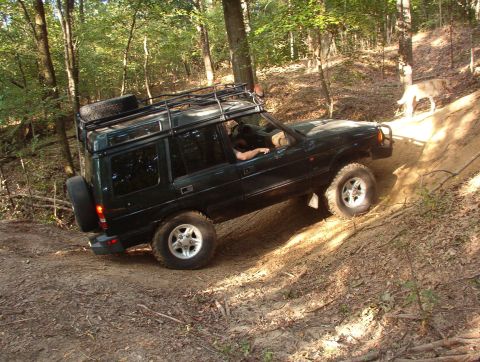 1983 Ford Bronco - He didn't make it on the first try, but no one has. That rear bumper corner didn't survive a minute after this pic was snapped.