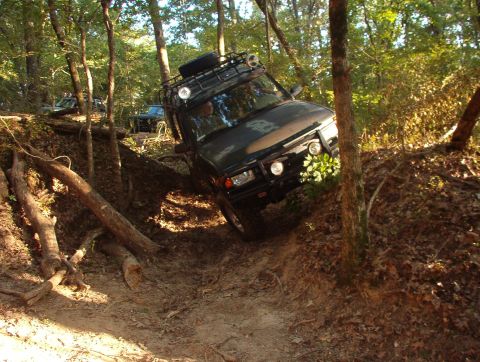 1983 Ford Bronco - Coming down the 'sled' trail, he got pretty crossed up, and the truck tetered enough to make his passenger pucker. The LHR coil also broke…