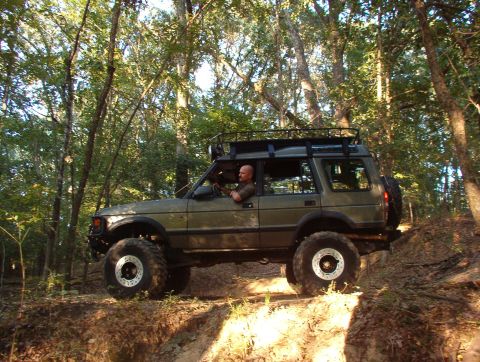 1983 Ford Bronco - Greg B watched from the ridge, and then followed him thru the gate.