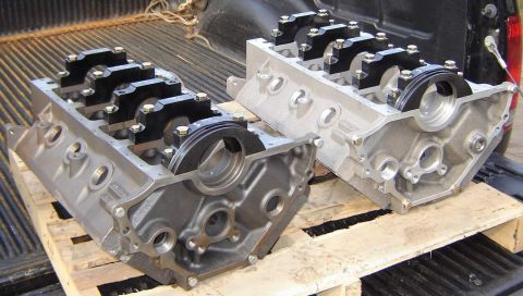 1972 Ford Ranchero - the first iron and alloy blocks machined and ready to build