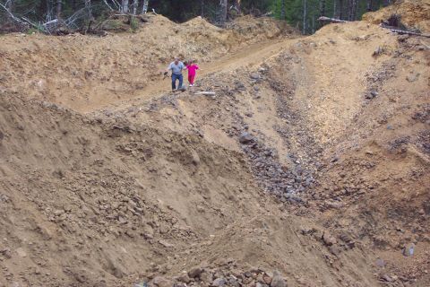 1989 Ford F-150 - Steve and Katlyn making there way down in Biped Drive. They bound themselves together with the upper extremities for team work so if one fa…