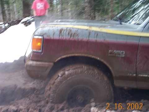 1989 Ford F-150 - Making it out the other side. Yes! TSF Shoot n' Run, 2/16/2002