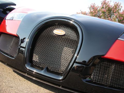 1998 Ford Crown Victoria - Close-up of the distinctive Bugatti Veyron horseshoe grille.
