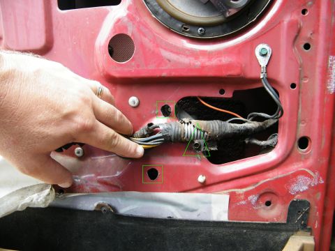 1989 Ford Bronco - Look on the sheet metal directly in front of the 2 out of 3 bolts that are hidden behind. See them little indents in the metal? Take a dril…