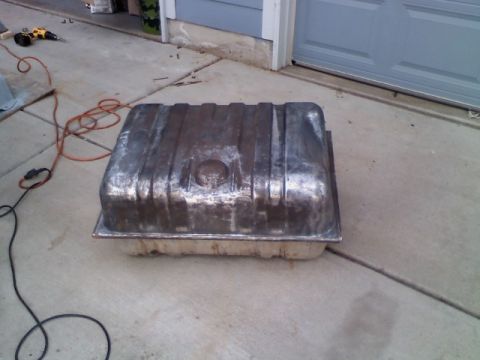 1979 Ford Bronco - All lose metal and rust removed. Actually had a small pinhole fuel was leaking out of.