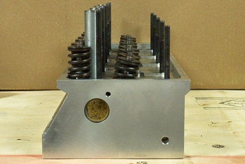 1972 Ford Ranchero - Close-up of an engine cylinder head, showing multiple valve springs and pushrods.