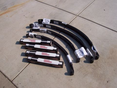 1970 Jeep Jeepster - New 4" lift springs and shocks from Hell Creek Suspension