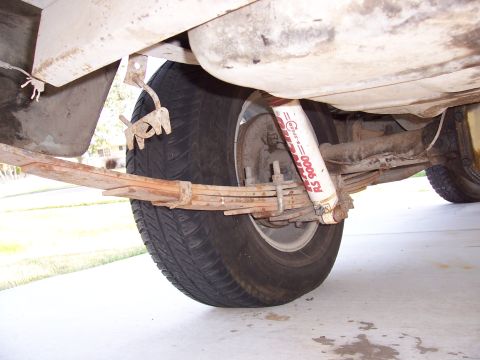 1970 Jeep Jeepster - The old springs.