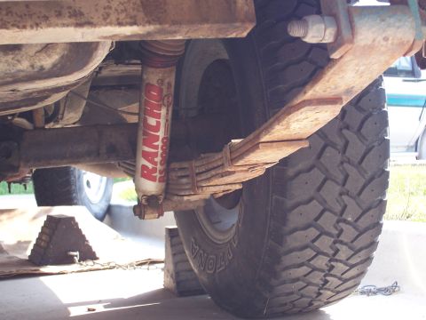 1970 Jeep Jeepster - Old springs