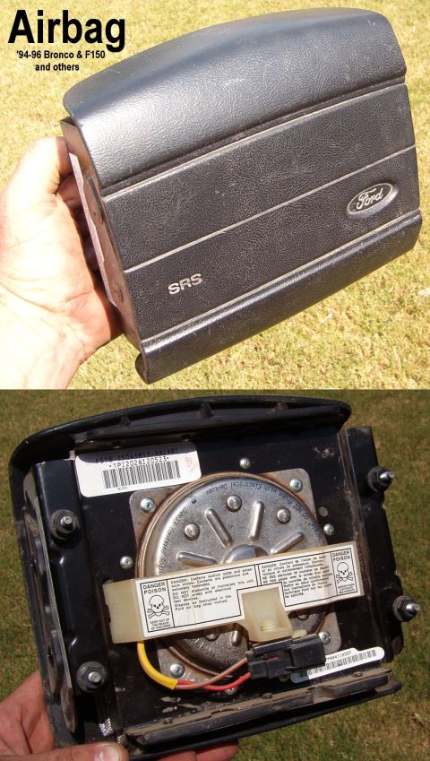 1983 Ford Bronco - SOLD Airbag from '95 F150