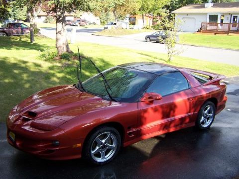 2001 Pontiac Trans Am - This 2001 Pontiac Trans Am features a distinctive rear spoiler and a coupe body style.