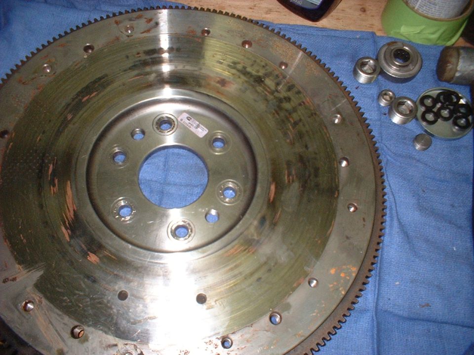 Flywheel with Supermotors.net logo