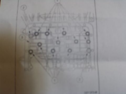 1996 Ford Bronco - Diagram shows transmission parts and their connections.
