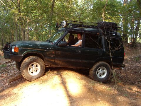 1983 Ford Bronco - Ground clearance - vastly overrated, IMO. The Disco started getting hot, so we quit wheeling and (literally) warmed up the potato cannon.